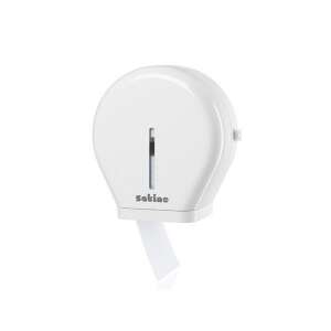 Dispenser de hârtie igienică Satino Wepa Mini, alb, din plastic ABS, pentru role mici - Dozatoare de hârtie igienică