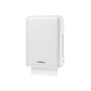 Dispenser de hârtie pentru prosoape Satino Wepa Maxi, alb, pentru prosoape pliate, capacitate mare - Maxi