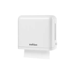 Satino Wepa Midi biely dávkovač papierových utierok, pre skladané papierové utierky, nastaviteľný otvor, uzamykateľný, kapacita 600 listov - Wepa