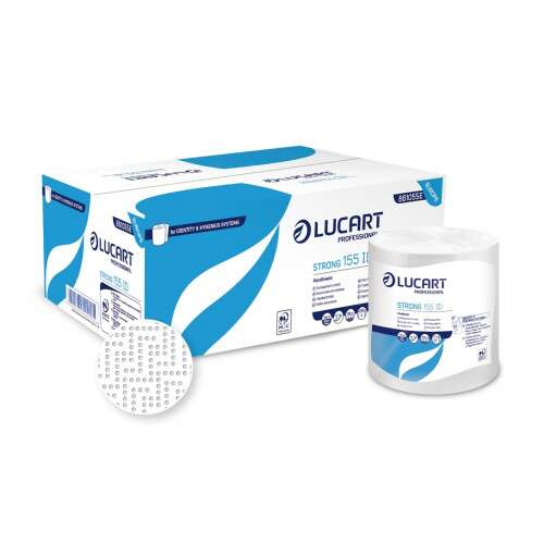 Lucart Hygenius Strong 155m хартиени кърпи за ръце с 2 слоя, 6 ролки в кашон, 40 кашона на палет
