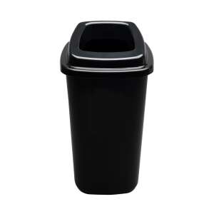 Coș de gunoi selectiv Plafor Sort, 28L negru/negru - Cosuri de gunoi