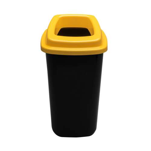 Plafor Sort selektiver Abfallsammler, Mülleimer 28L gelb/schwarz