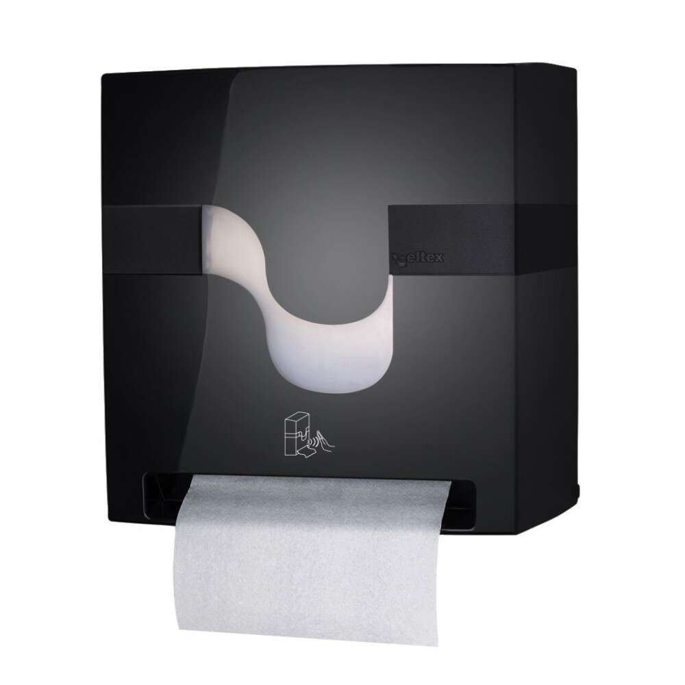 Dozownik ręczników do rąk Celtex E-Control z czujnikiem ABS, czarny