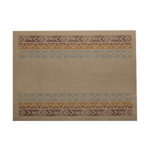 Infibra Madre Terra Tribal gemustertes Tischset, 30x40cm, braun mit geometrischem Muster - Platzdeckchen