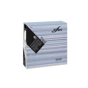 Obrúsok Infibra 38x38cm Trend Traccia modrá 40 listov 48032287 - Infibra