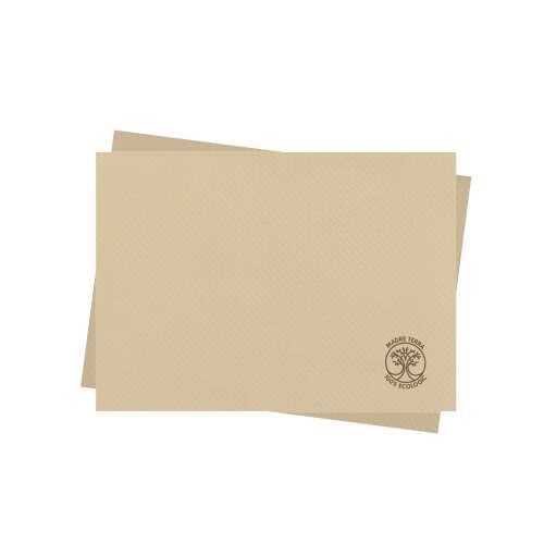 Infibra Madre Terra braune umweltfreundliche Tischsets, 30x40 cm, 200 Stück pro Packung