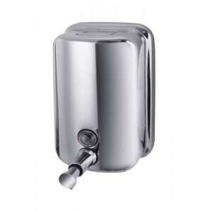 Dispenser de săpun lichid din oțel inoxidabil, capacitate 500 ml - Distribuitor de săpun