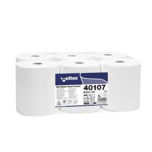Prosoape de hârtie Celtex Master 120 Roll-Matic, 6 role/pachet, albe, 120 metri/rolă - Prosoape de hârtie