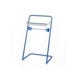 Suport pentru prosoape de hârtie industriale Celtex, stand metalic albastru, pentru role mari - Celtex