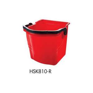 Czerwony plastikowy wiaderko 25 litrów do wózka Hercules - Hercules