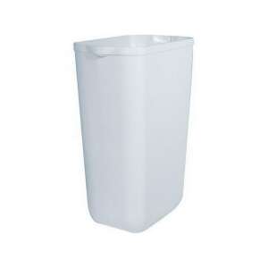 Biały kosz na śmieci do montażu na ścianie, pojemność 23 litrów - Projektowanie wnętrz