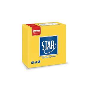 Fato Star Serviette 2-lagig 38x38cm zitronengelb 40 Stück/Pack 48032658 - FATO Servietten
