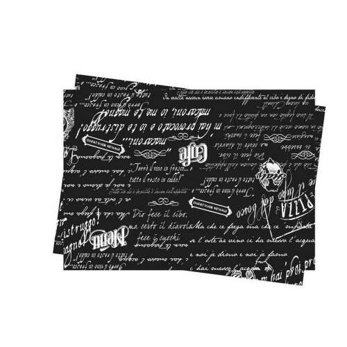 Seturi de masă Infibra Vintage negru și alb, 250 bucăți per pachet, 30x40cm