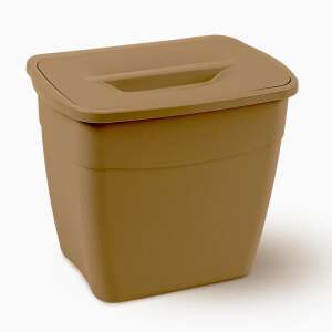 Coș de gunoi Koala de 6L, cu agățare, culoare cafea - Cosuri de gunoi