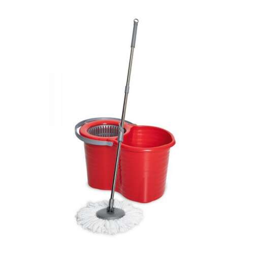 Spin Mop Welle forgófejes Felmosó szett 19l #piros