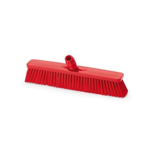 Igeax higiéniai tolóseprű, piros, 45 cm széles, 0,5 mm sörtéjű