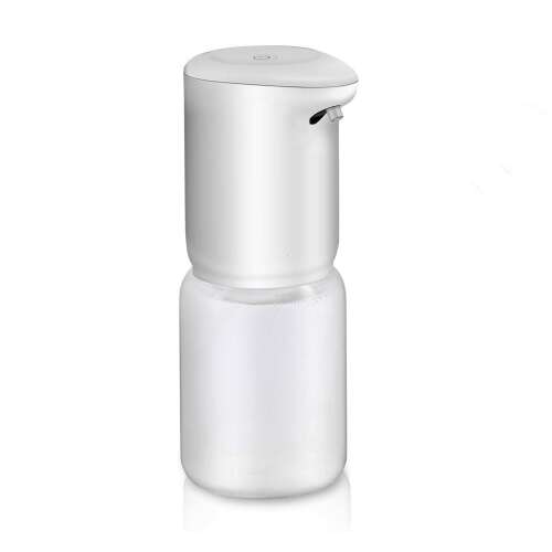 Dispenser automat de săpun și gel dezinfectant pentru mâini, alb, 400ml, fără contact, reîncărcabil