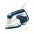 Ariete Duet Garment Steam Iron 6246, 2-in-1 garment steamer and iron, white and blue, angled view