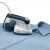 Ariete Duetto Garment Steamer and Iron ironing a shirt