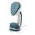 Ariete Duet Garment Steamer and Iron 6246, 2-in-1 garment steamer and iron, white and blue