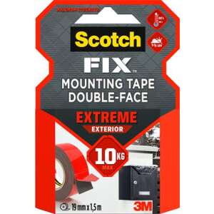 3M SCOTCH Adhesive tape, double-sided, extra strong, exterior, 19 mm x 1.5 m, 3M SCOTCH "Extreme Exterior"