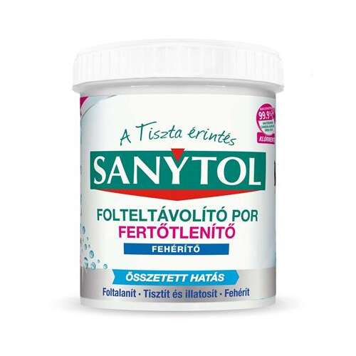 Sanytol Stain Remover and Disinfectant Powder for White Clothes, 450g