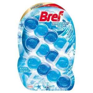 BREF Gel de curățare pentru toaletă, 3x42 g, BREF "Brilliant gel", Arctic Ocean 48062222 Odorizante de toaletă