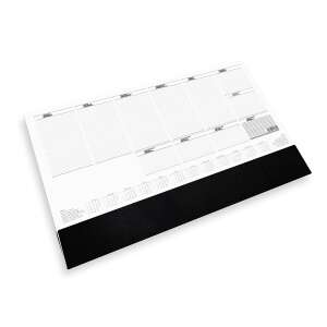 TOPTIMER T110 weekly desk calendar with black flap - Office accessory