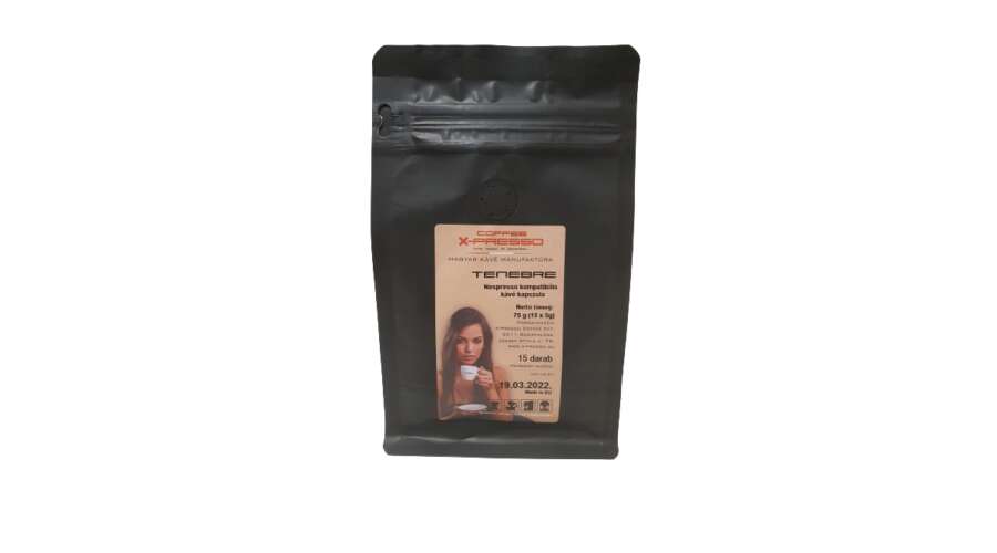 Coffee X-Presso TENEBRE Nespresso kompatibilis kapszula (15 db/csomag)