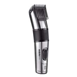 BaByliss E977E Vezeték/vezeték nélküli Hajvágó, Titánium penge, Ezüst-Fekete