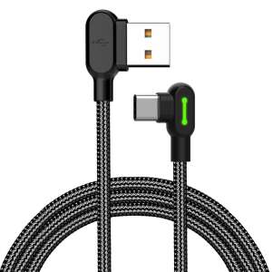 USB-zu-USB-C-Kabel Mcdodo CA-5280 LED, 3 m (schwarz)