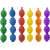 Miniland Óriásgyöngy készlet, 24 db, színes gyöngyök fűzéshez és tanuláshoz, 2-5 éveseknek