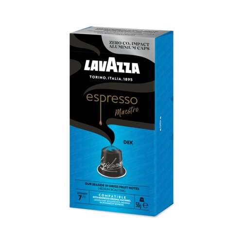 Lavazza Espresso Maestro Decafeinat Nespresso Compatibil Capsule de Aluminiu, 10 capsule, 5.8g fiecare