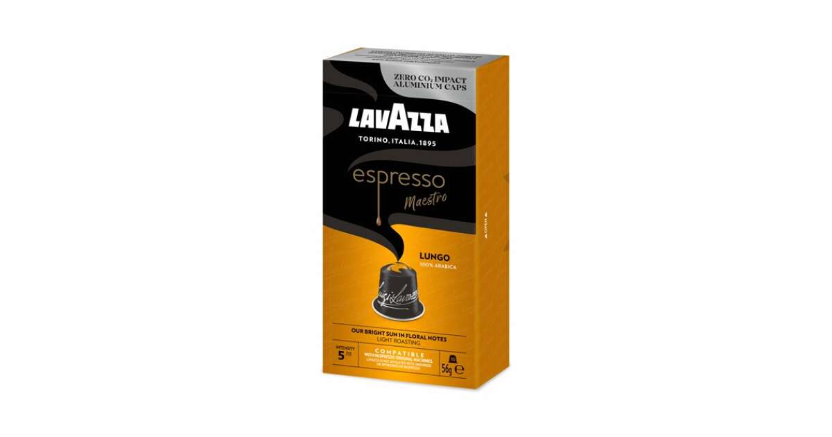 Lavazza Nespresso Coffee Original Line Compatible Capsules Leggero Lun –  BevMo!