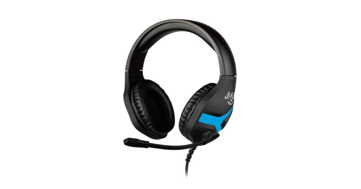 Konix - mythics ps4 headphones nemesis gaming stereo microphone, black-blue  KX-GH-NMS-P4 