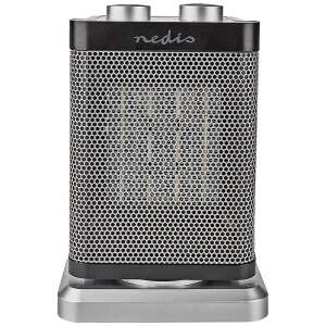 Aeroterma electrica cu 2 trepte de temperatura 1000/1500W, NEDIS, Ceramica/Plastic, Argintiu (HTFA17GY) (HTFA17GY)