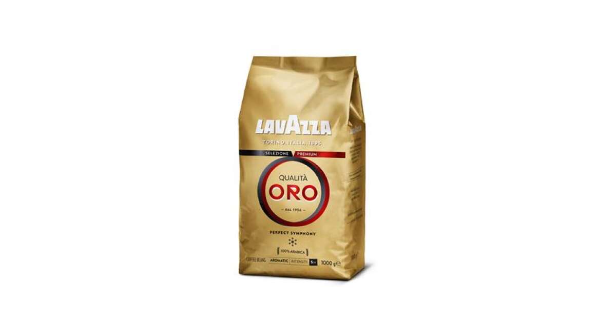 LavAzza Qualita Oro Whole Beans Coffee (Pack of 2)