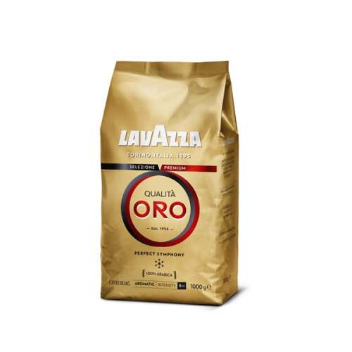 Зърна кафе Lavazza Qualita Oro, 1000g, 100% Arabica
