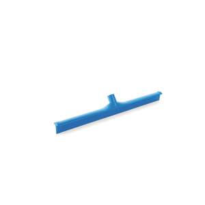 Blue plastic floor squeegee with rubber blade, 55 cm - Wiper cleaning tool