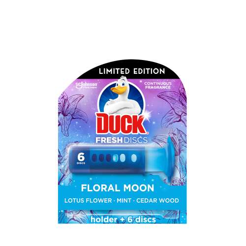 Wc öbíltő korong zselés 36 ml fresh discs duck® floral moon 48090854