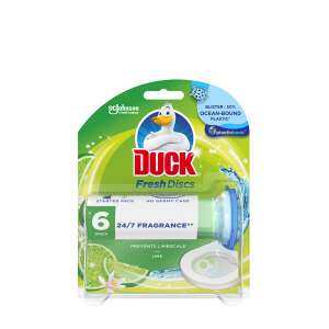 Duck Fresh Discs WC öblítő korongok, 6 db lime illattal - WC illatosító