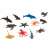 Set de 12 figurine de creaturi marine din plastic