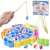 Fishing Family 24 game, child playing, 24 fish, fishing rods