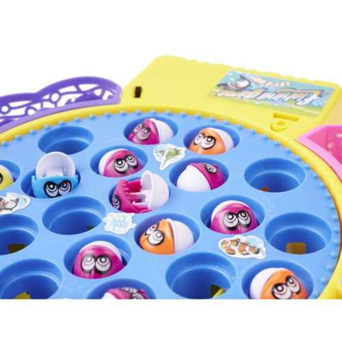 Fishing Family 24 game, colorful fish, fishing rods, game board