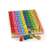 Wooden multiplication table toy with colorful blocks, learn multiplication facts up to 10