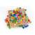 Wooden multiplication table toy with colorful blocks, learn multiplication facts up to 10