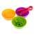 Ikonka Montessori sea animal counters in colored bowls with tongs