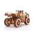 Wood Trick ATV Quad 3D Mechanical Wooden Model Puzzle assembled rear view
