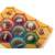 Montessori Beehive Educational Toy, close-up of bees in the honeycomb