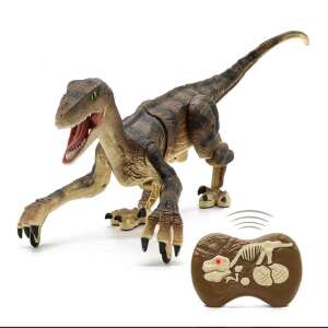 Távirányítós T-rex Dinoszaurusz 45cm Velociraptor Távirányítós Játék Dínó Élethű Hanghatásokkal 48095134 Interaktív gyerek játékok - Akkumulátor